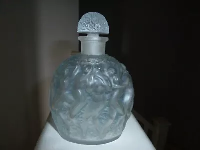 Exquisite Rene R  Lalique  Molinard Calendal Nudes Flacon Perfume Bottle • £975