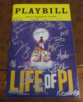 Life Of Pi Broadway Play Playbill Cast Signed Autographed • £23.70