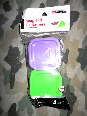 Jacent Snap Lid 4 Mini Food Containers • $4.50
