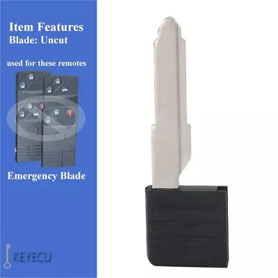 Smart Card Remote Uncut Emergency Key Blade For Mazda 5 6 CX-7 CX-9 Speed 6 RX8 • $10.71