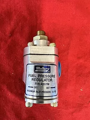 Mallory 4207m Fuel Pressure Regulator Marine • $139