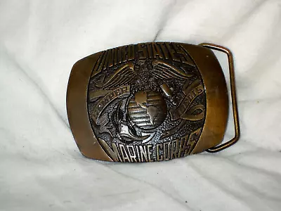 Vintage Marine Corp Brass Ega Buckle • $21