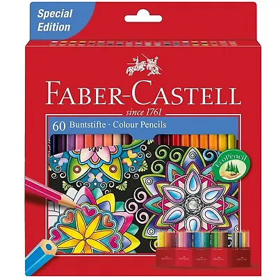 Faber-Castell Colouring Pencils - Assorted Colours - Pack Of 60 • £13.99