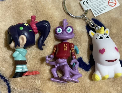 £8.99 • Buy L) Disney Vanellope Randall  And Buttercup Keyring Toy Story Bundle Figures
