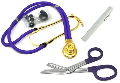 $29 • Buy Trauma Shear Sprague Rappaport Dual Head Stethoscope Pen Light Diagnostic Pack