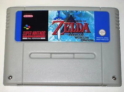 PAL Version The Legend Of Zelda Parallel Worlds Remodel English Game For SNES • £29.99