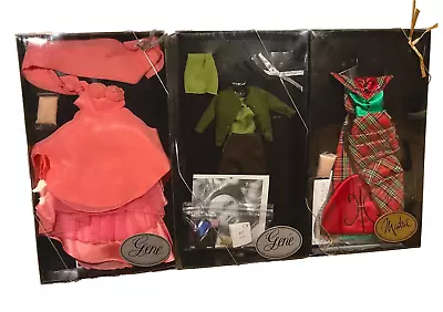3 Complete Outfits! - 2 GENE DOLL + 1 MADRA DOLL  In Boxes W/COAs  #135 • $72