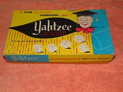 Vintage 1956 Yahtzee Dice Game - Free Shipping • $16.99