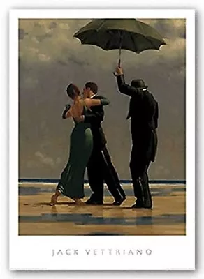 Jack Vettriano - Dancer In Emerald - Premium Open Edition Print (40x50) • £15