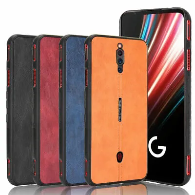 For ZTE Nubia Red Magic 5G / 5S 6 Pro Shockproof PU Leather PC Hard Case Cover • $8.58