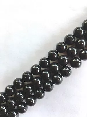 50 Pc. SWAROVSKI CRYSTAL MYSTIC BLACK PEARL Loose BEADS 5mm 5810 Round Free Ship • $7.39