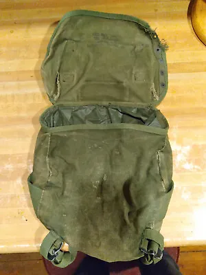 US Army Vietnam Era M1956 Canvas Field Butt Pack Vintage 1970 RIP • $61.09