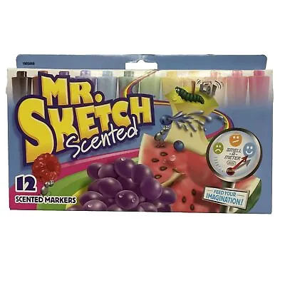 🎄🎁 Mr. Sketch Scented Markers Chisel Tip Assorted Colors 12 Pack. New🎄🎁 • $5