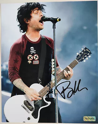 BILLIE JOE ARMSTRONG ORIGINAL AUTOGRAPH HAND SIGNED 8 X 10 WITH COA • $60