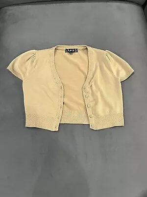 Mak Sweater Tan Bolero Y2K/2000s Jfashion Gyaru Punk • $20