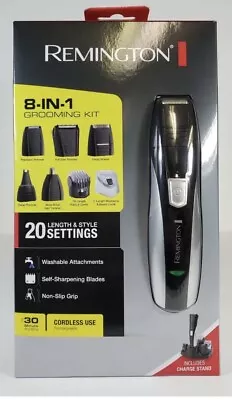 Remington 8 In 1 Grooming Kit Trimmer Hair Nose Ear Sideburns Beard Brows PG350 • $40.27