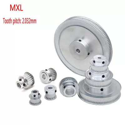 MXL16-160T Timing Belt Pulley Pitch 2.032mm With Step Drive Pulley Width 7/11mm • $32.75