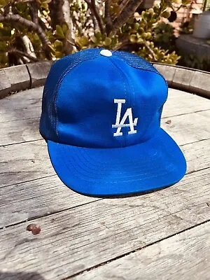 Vintage Los Angeles LA Dodgers Sports Specialties Trucker Snapback Hat • $85
