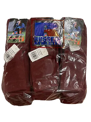 12 Pairs Russell RTS00AS Adult/Youth Solid Color All Sport Tube SockMaroon M • $31.70