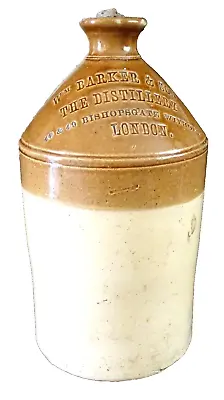 Antique Flagon - Dirty Dicks - WILLIAM BARKER & SON 48 & 49 BISHOPSGATE LONDON • £159.99