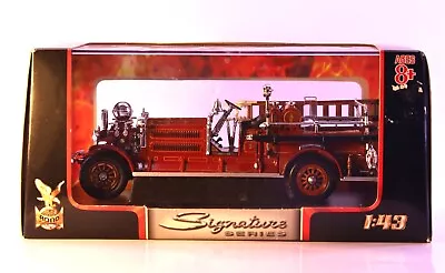 Signature Series Die-Cast 1/43 Baltimore 1925 Ahrens-Fox N-S-4 Fire Truck • $19.99