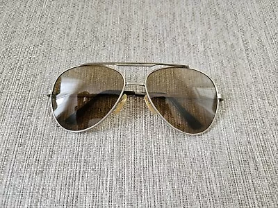 Vintage Foster Grant Mens Sunglasses Aviator Pilot Style Metal Frame • $16