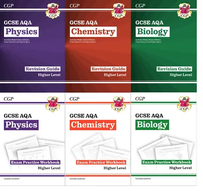 £34.99 • Buy CGP GCSE AQA TRIPLE SCIENCE BIOLOGY CHEMISTRY PHYSICS  Revision & Workbooks 