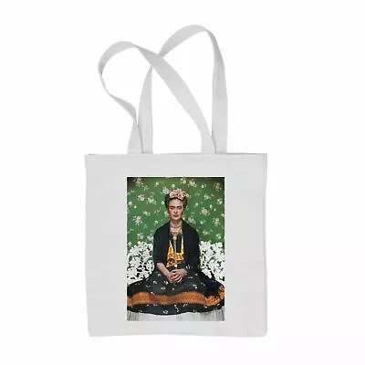 $9.69 • Buy Frida Kahlo Flowers Tote Bag - Shopping Shopping Bag For Life Hipster Vintage