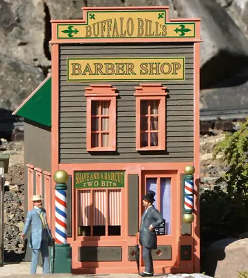 PIKO G-Scale ~ New ~ River City Buffalo Bill's Barber Shop ~ Built-Up ~ 62726 • $134.39