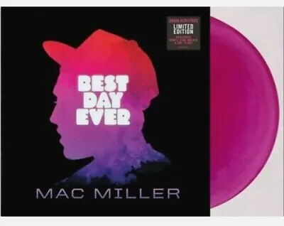 Mac Miller Best Day Ever Vinyl 2LP Purple Pink Red Swirl UO Urban Outfitters  • $69.95