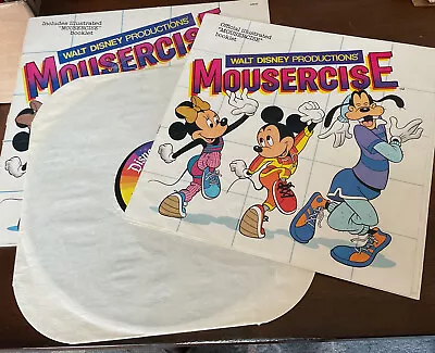 Walt Disney Productions: Mousercise - Vinyl Record With Booklet • $13.99