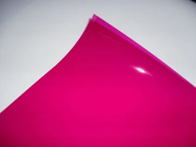 111 DARK PINK Heat Proof Coloured Transparent Acetate Gel Sheet Crafts Lighting • £7.50