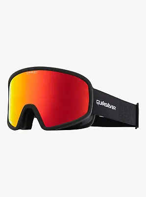 Quiksilver Browdy Color Luxe Snow Goggles - Men's - Black Clux Red (XKRR) • $49.95