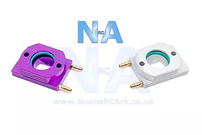 Exhaust Flange Alloy 22mm 7/8  Aluminium Gas Seal Water Cooled Header CY Zenoah • £13.49