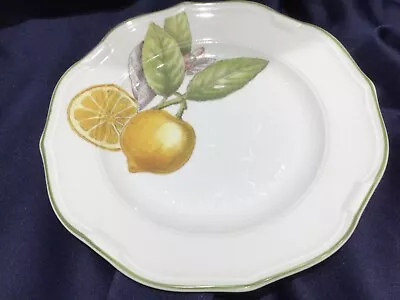 VILLEROY & BOCH CASCARA Salad Plate LEMON Motif! EXCELLENT! • $29.99