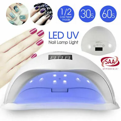 New SUN5 48W LED UV Nail Lamp Light Gel Polish Dryer Manicure Art Curing AU SHIP • $25.10