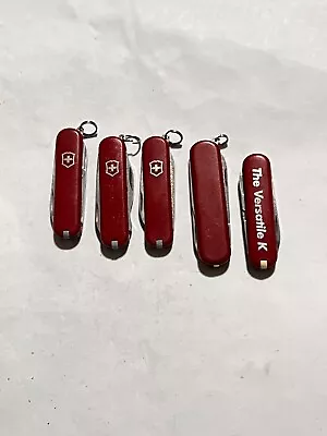 5 Swiss Army Knives- Victorinox - Rally Classic Bijou Escort - Wenger Esquire • $18.99