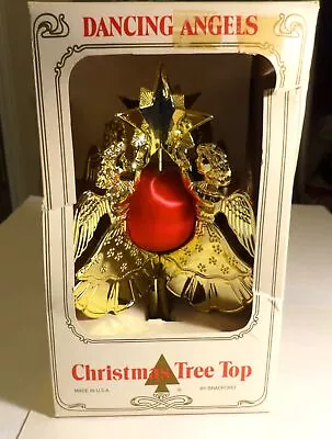 Beautiful Vtg Bradford Dancing Angel Christmas Tree Topper W/box • $12