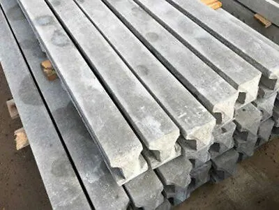 £27.99 • Buy Concrete Fence Posts - Slotted, Reinforced, Fencing, Gravel Board