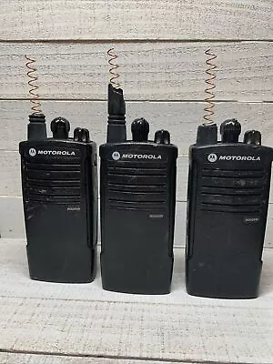 3 Motorola RDX RDU2020 Two Way Radio (RU2020BKF2AA) Untested Read • $108