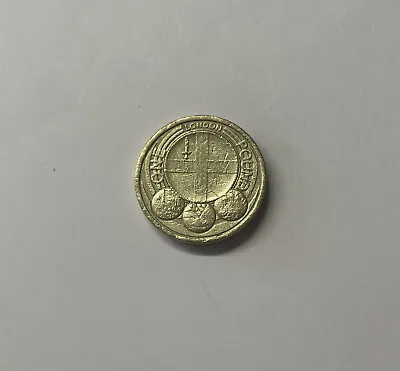 2010 London £1 One Pound Coin (Capital Cities) • £3.50