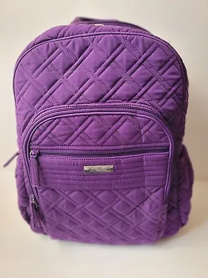 Vera Bradley Purple  Signature Cotton Campus Backpack 12470-179  • $38.95