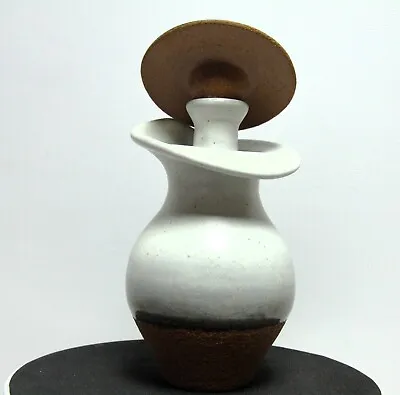 Unusual Studio Pottery Vase/ Jug With Impressed Mark VGC • £25