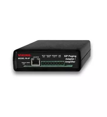 Viking Electronics SIP / Multicast Paging Adapter With Amplifier (pa-ip) (paip) • $303.45