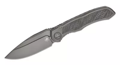 Microtech Anax Manual Folding Knife 3.7  M390 DLC Drop Point 190C-1DLCTCFITI • $499