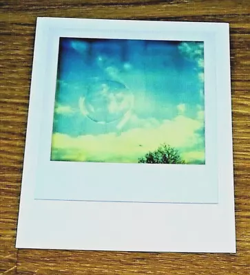 Impossible Spectrum Project Photo Postcard ~ Floating Bubble Across A Blue Sky • £1.50