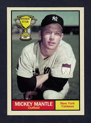 Mickey Mantle '51 New York Yankees Rookie Stars #18 By Monarch Corona NM Cond • $15.95