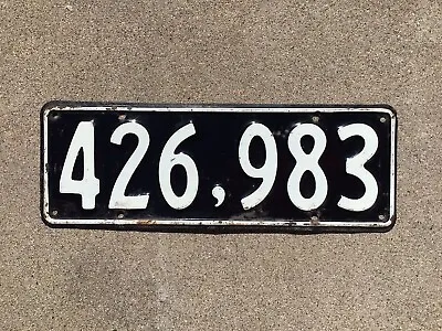 1951  To  1956 - NEW  ZEALAND - LICENSE PLATE • $59.95