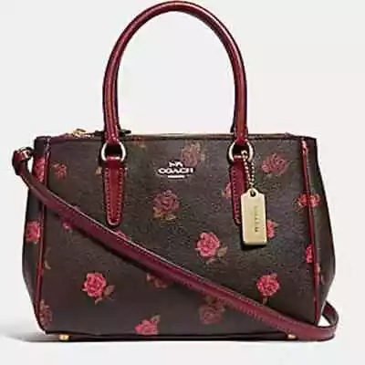 Coach Mini Surrey Carryall With Tossed Peony Print (coach F46282)preowned  • $70