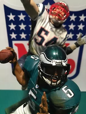 Mcfarlane Nfl Super Bowl Xxxix (39) Patriots Vs. Eagles Bruschi Mcnabb Diorama!! • $34.99